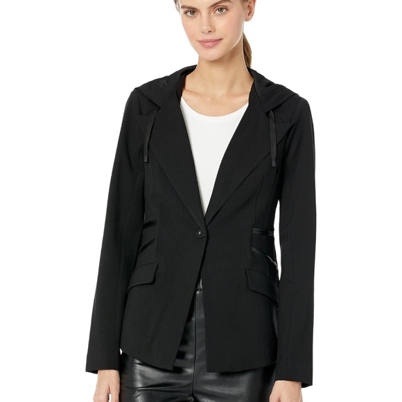 Gorgeous New BLANC NOIR Gayatri Hooded Blazer - Picture 4 of 8